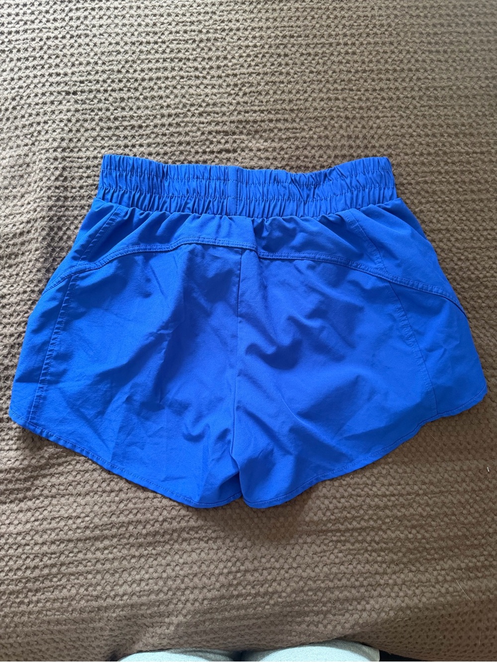 Women’s Blue Athletic Shorts - Picture 4 of 4